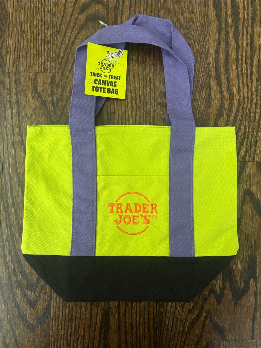 NWT Trader Joe’s Mini Canvas Tote Bag